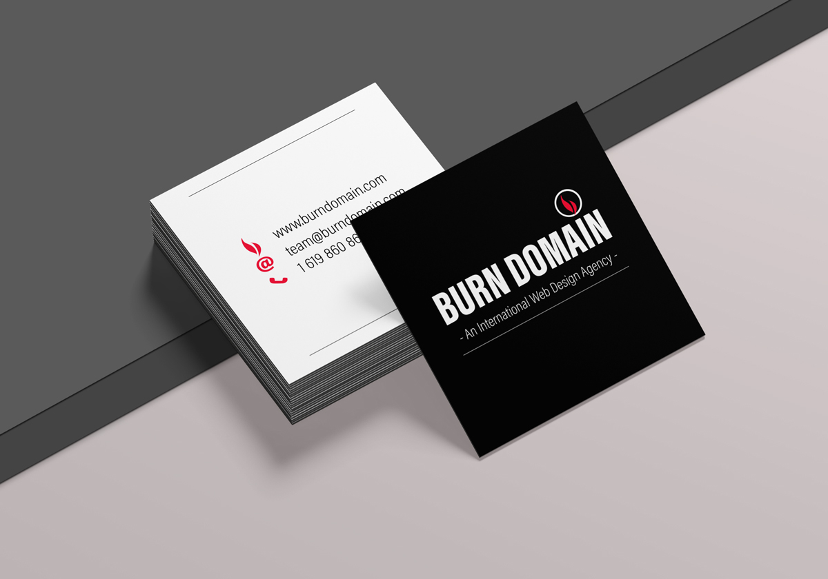 graphic design business card mockup